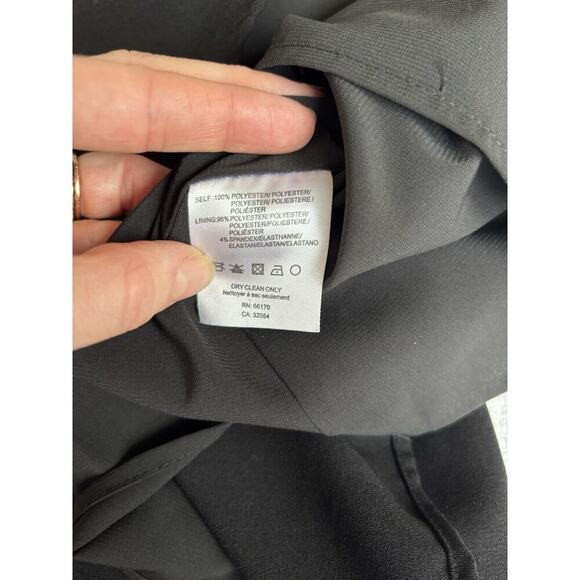 ANTHROPOLOGIE Allison New York Dress XSP Black Embroidery Ruffle Prairie Cottage - Picture 6 of 9